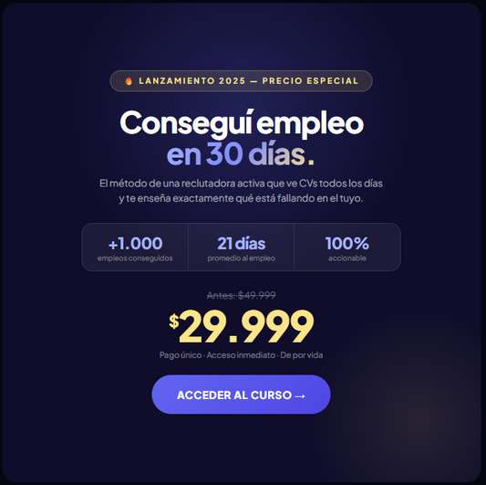 El Método Maca Recluta: Conseguí empleo en 30 días
