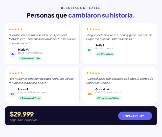 El Método Maca Recluta: Conseguí empleo en 30 días