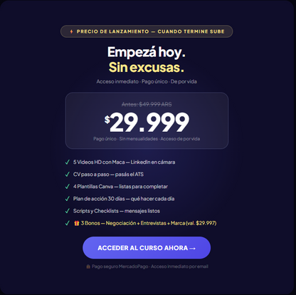 El Método Maca Recluta: Conseguí empleo en 30 días